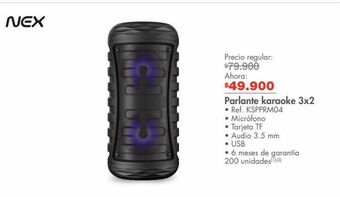 Metro Parlantes nex oferta