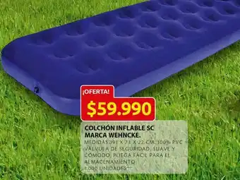 Ara Colchón inflable sc wehnche oferta