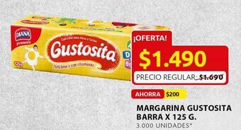 Ara Margarina gustosita barra 125g oferta