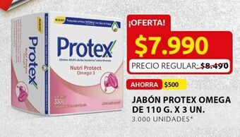 Ara Jabón protex omega 110g x 3un oferta