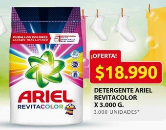 Ara Detergente ariel revitacolor 3000g oferta