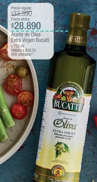 Jumbo Aceite de oliva extra virgen bucatti x 750 ml oferta