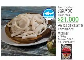 Jumbo Anillos de calamar congelados vitamar x 400 g oferta