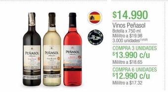 Jumbo Vinos peñasol botella x 750 ml oferta