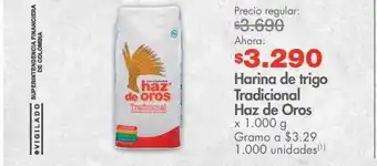 Harina de trigo haz de oros