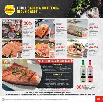 Metro Salmón oferta