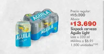 Metro Cerveza águila oferta
