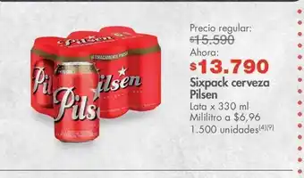 Metro Cerveza pilsen oferta