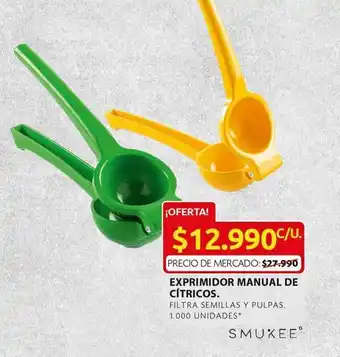 Ara Exprimidor manual de citricos smuxee oferta