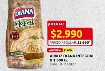 Ara Arroz diana integral x 1000g oferta