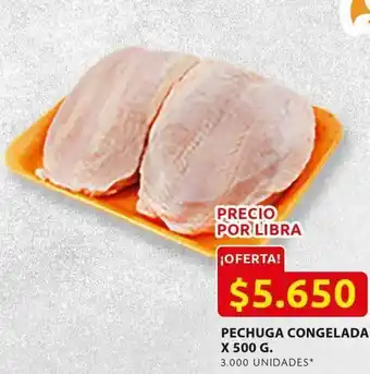 Ara Pechuga de pollo congelada x 500g oferta