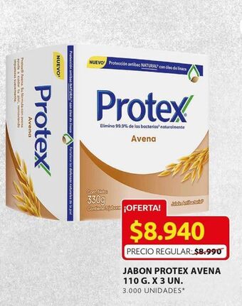 Ara Jabón protex avena 110g x 3un oferta