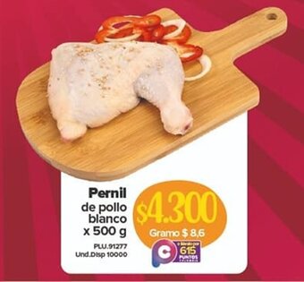 Super Inter Pernil de pollo blanco x 500g oferta