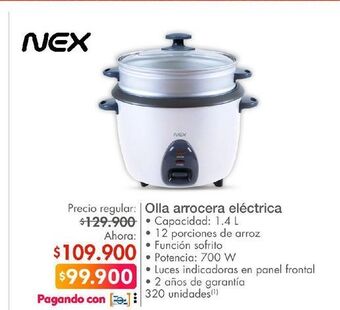 Metro Olla arrocera eléctrica nex oferta