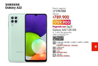Metro Samsung galaxy a22 oferta