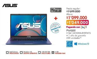 Metro Computador portátil asus oferta