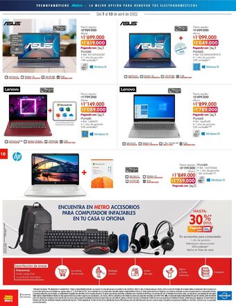 Metro Computador portátil asus oferta
