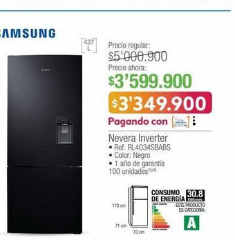 Jumbo Nevera inverter oferta