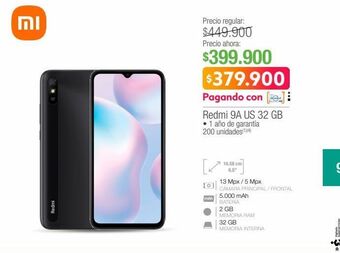 Jumbo Redmi 9a us 32 gb oferta
