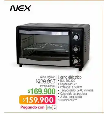 Jumbo Horno eléctrico oferta