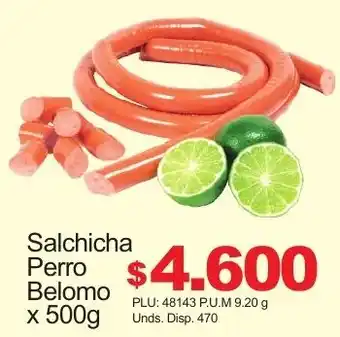 Salchicha Perro Belomo 500g
