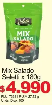 Belalcazar Mix Salado Seletti 180g oferta
