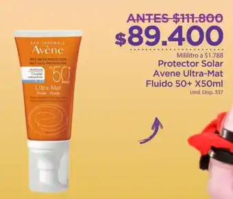 FarmaTodo Protector Solar Avene Ultra-Mat Fluido 50+ 50ml oferta