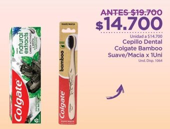 FarmaTodo Cepillo Dental Colgate Bamboo Suave/Macia oferta