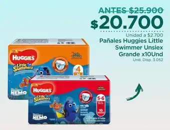 FarmaTodo Pañales Huggies Little Swimmer Unisex Grande 10 und oferta