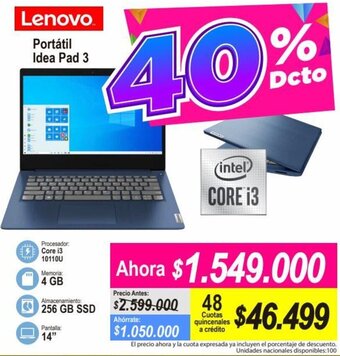 Alkomprar Lenovo Portátil Idea Pad 3 oferta