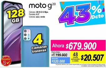 Alkomprar Moto g20 oferta