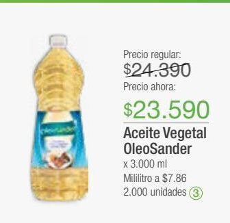 Jumbo Aceite vegetal oleosander oferta