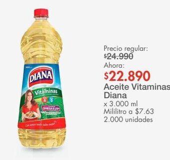 Metro Aceite vitaminas diana x 3.000 ml oferta