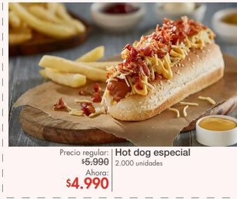 Metro Hot dog especial oferta