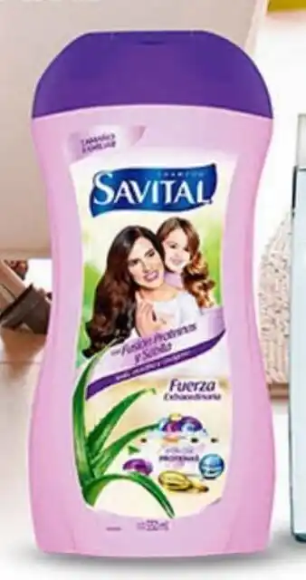 Shampoo con fusion de proteinas y sabila x 550 ml Savital