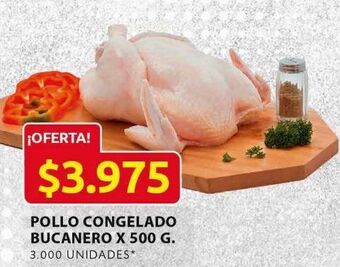 Ara Pollo congelado bucanero 500g oferta