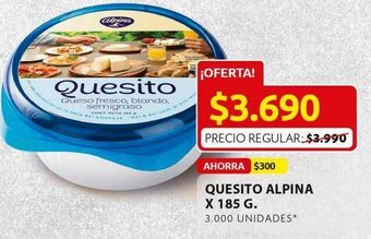 Ara Quesito alpina 185g oferta