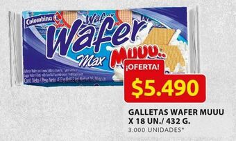 Ara Galletas wafer muuu 18u oferta