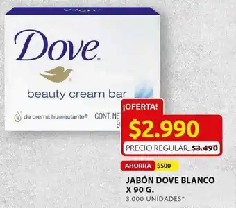 Ara Jabón dove blanco 90g oferta