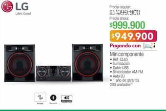 Jumbo Minicomponente lg oferta