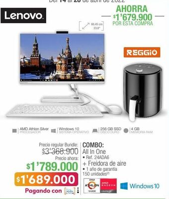 Jumbo All in one lenovo oferta
