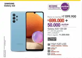 Metro Galaxy a32 128 gb oferta