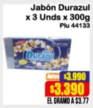 La Gran Colombia Jabón Durazul 3 x 300g oferta