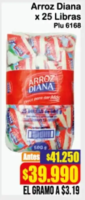 Arroz Diana 25 Libras
