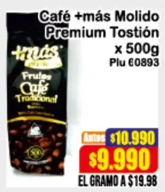 La Gran Colombia Café +más Molido Premium Tostión 500g oferta