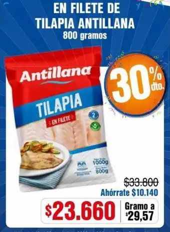Alkosto En Filete de Tilapia Antillana 800g oferta
