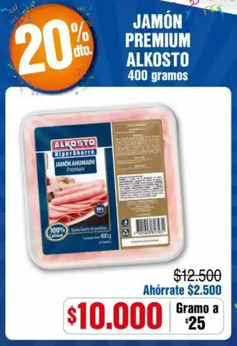 Alkosto Jamón Premium Alkosto 400g oferta