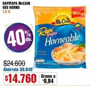 Alkosto Rapipapa McCain 1.5kg oferta