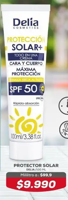 Tiendas D1 Protector Solar 100ml oferta