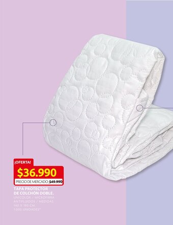 Ara Tapa Protector de Colchon Doble oferta